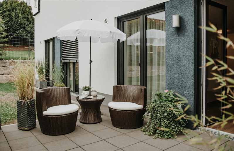 Ambiente Kosmetik Idstein Terrasse