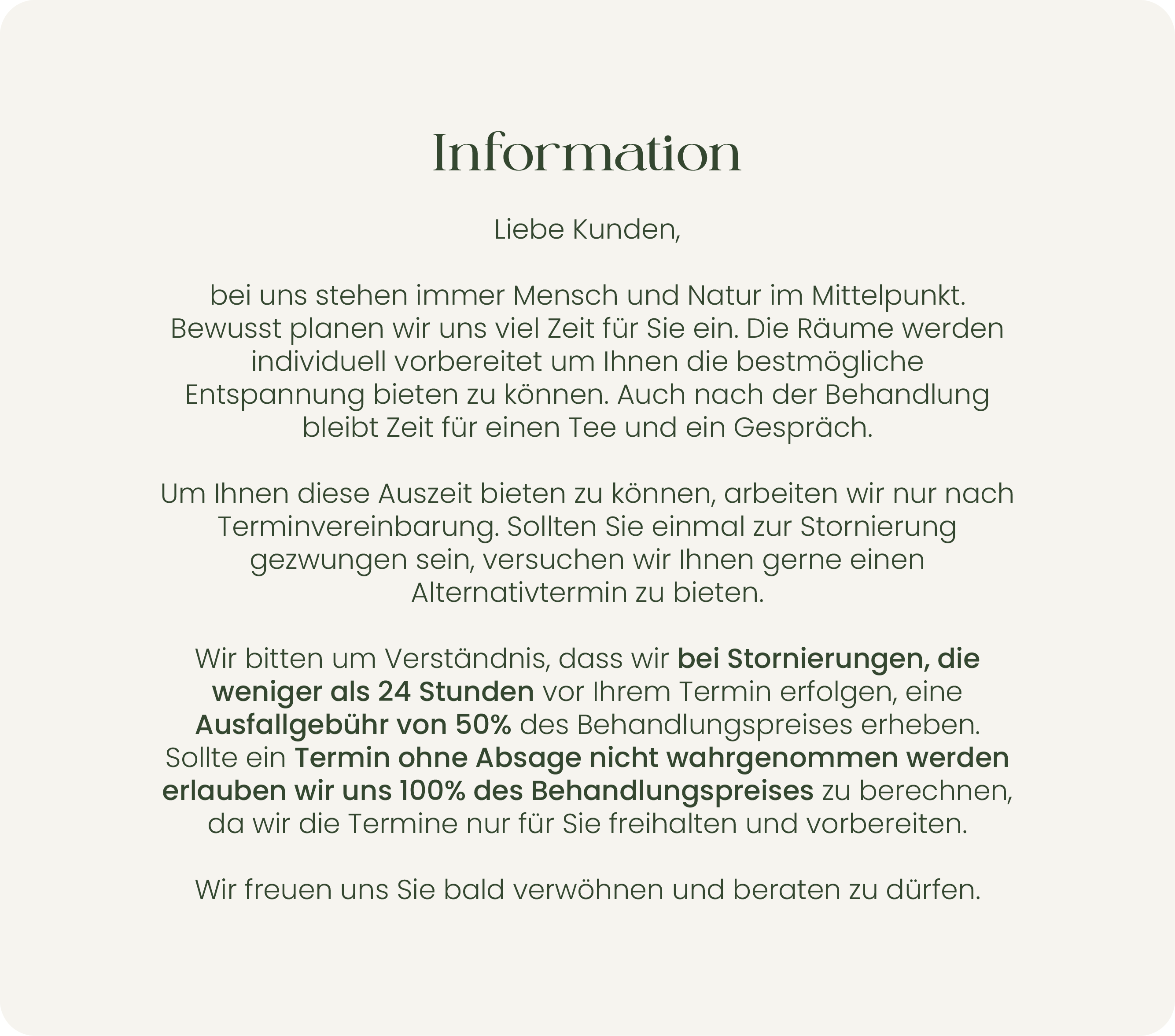 Informations